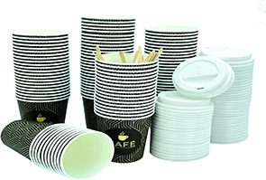 vasos de carton con tapa